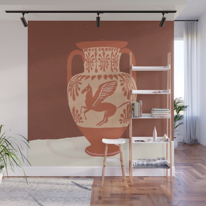 Pegasus vase Wall Mural Gallery Image 1