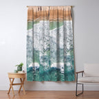 Surfing in the Ocean Window Curtain Gallery Image 5