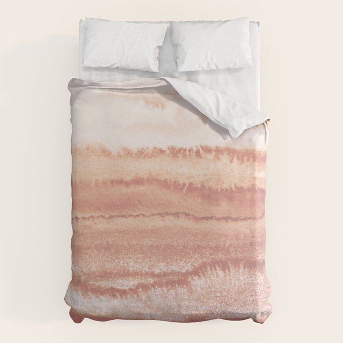 WITHIN THE TIDES BURNISH EARTH by Monika Strigel Duvet Cover Gallery Image 6