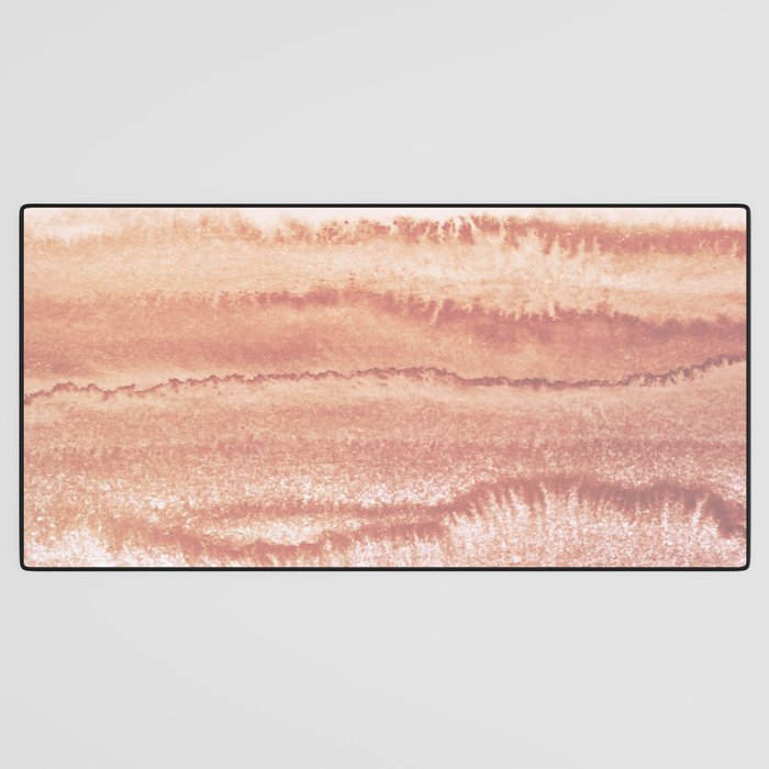 WITHIN THE TIDES BURNISH EARTH by Monika Strigel Desk Mat Gallery Image 3