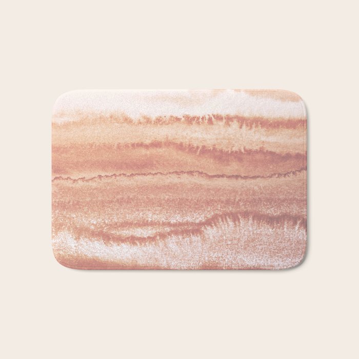 WITHIN THE TIDES BURNISH EARTH by Monika Strigel Bath Mat Gallery Image 1