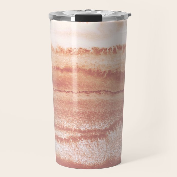 WITHIN THE TIDES BURNISH EARTH by Monika Strigel Travel Mug Gallery Image 1