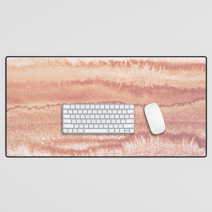 WITHIN THE TIDES BURNISH EARTH by Monika Strigel Desk Mat Gallery Image 1