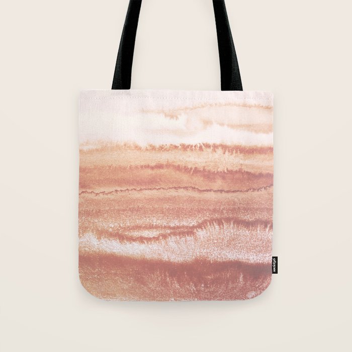 WITHIN THE TIDES BURNISH EARTH by Monika Strigel Tote Bag Gallery Image 1