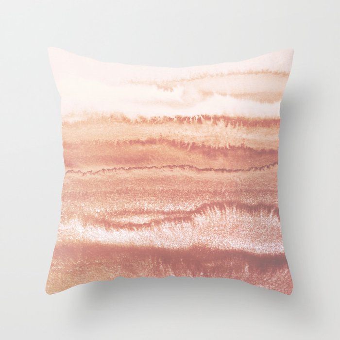WITHIN THE TIDES BURNISH EARTH by Monika Strigel Throw Pillow Gallery Image 6