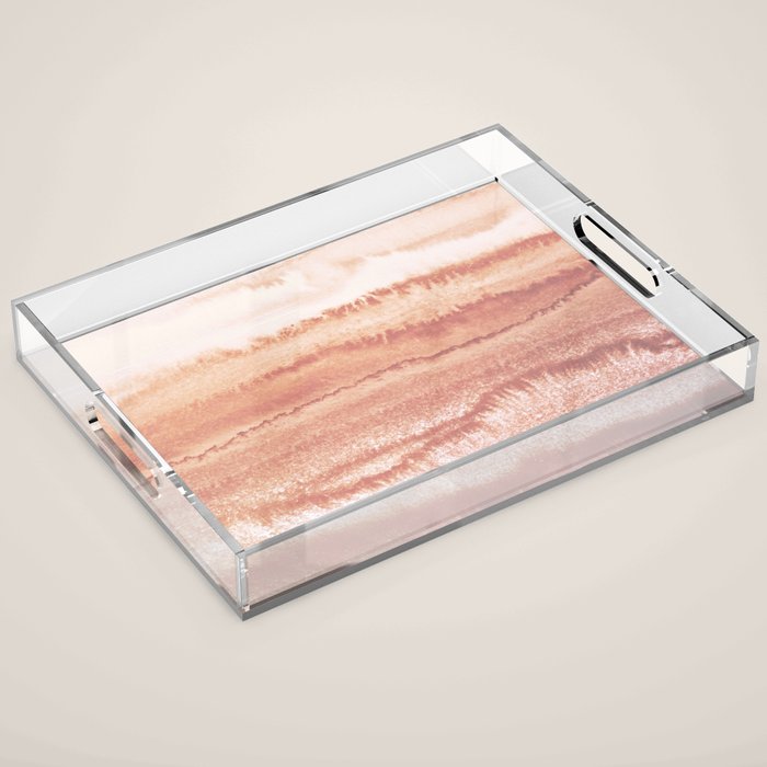 WITHIN THE TIDES BURNISH EARTH by Monika Strigel Acrylic Tray Gallery Image 1