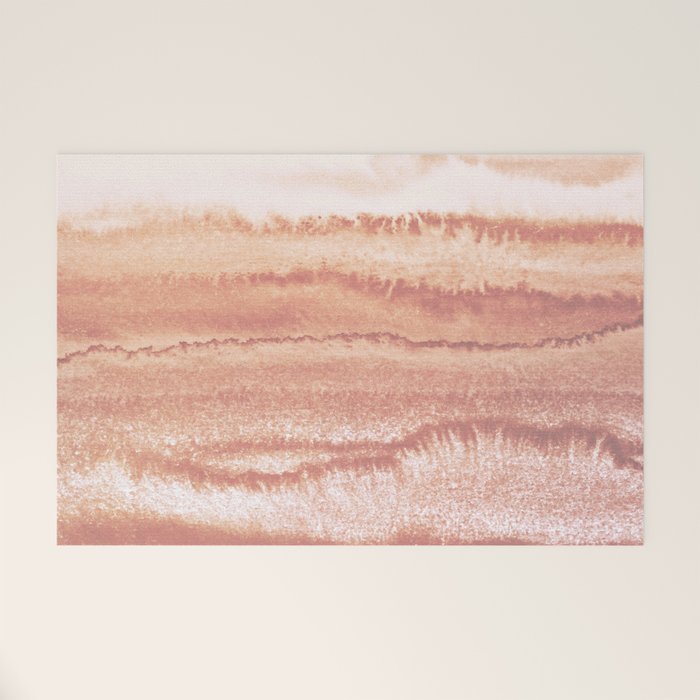 WITHIN THE TIDES BURNISH EARTH by Monika Strigel Welcome Mat Gallery Image 1