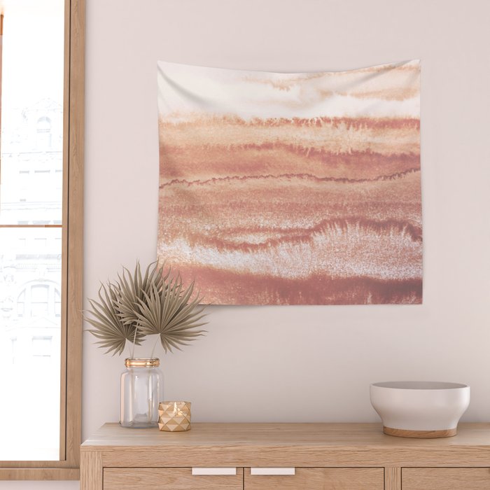 WITHIN THE TIDES BURNISH EARTH by Monika Strigel Wall Tapestry Gallery Image 2