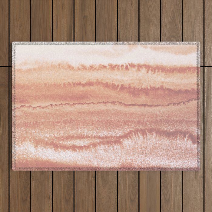 WITHIN THE TIDES BURNISH EARTH by Monika Strigel Outdoor Rug Gallery Image 1