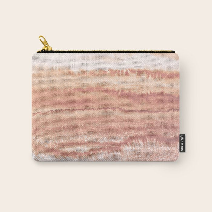 WITHIN THE TIDES BURNISH EARTH by Monika Strigel Carry All Pouch Gallery Image 1