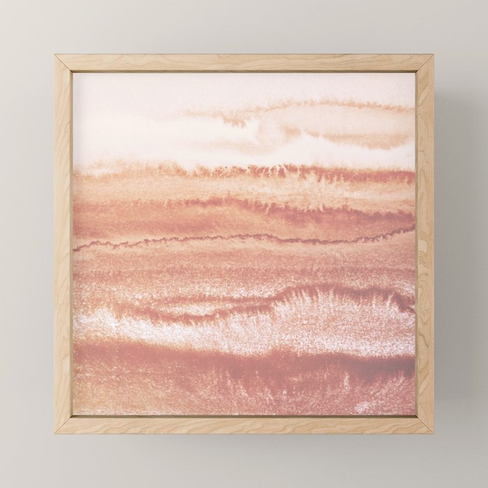 WITHIN THE TIDES BURNISH EARTH by Monika Strigel Mini Art Print Gallery Image 1