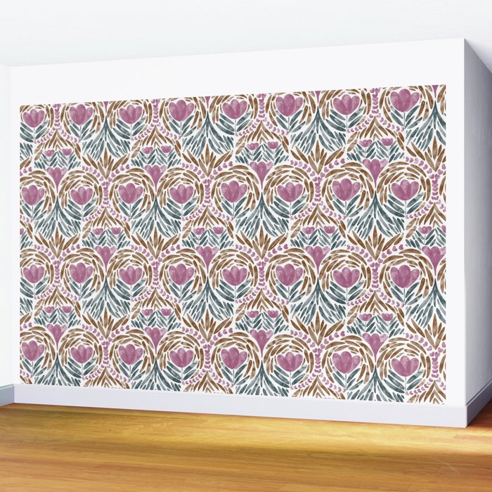 Floral Rhythm Botanic Wall Mural Gallery Image 2