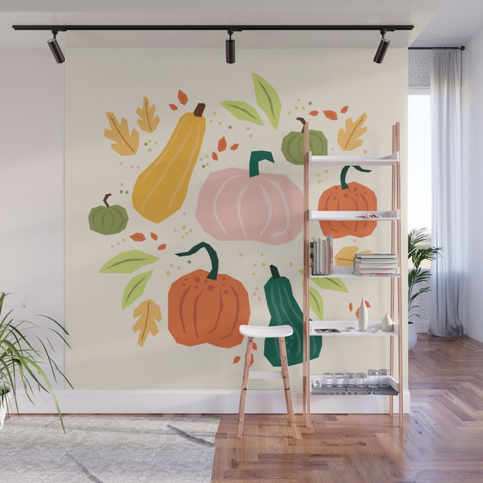 Pumpkins Wall Mural Gallery Image 1