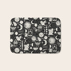 Lunar Pattern: Eclipse Bath Mat Gallery Image 1