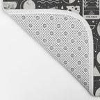 Lunar Pattern: Eclipse Bath Mat Gallery Image 2