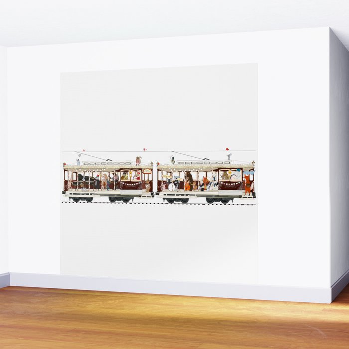 the jazz carriage Wall Mural Gallery Image 2