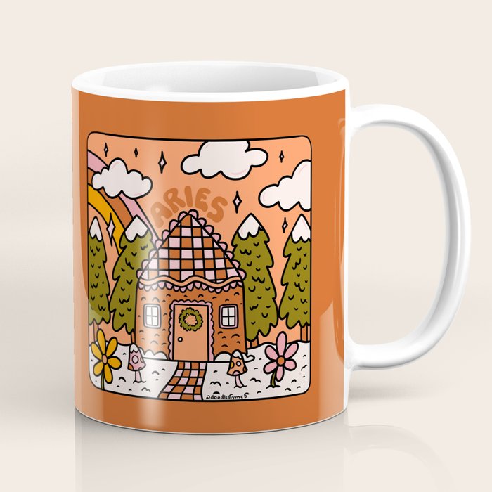 Aries Gingerbread House Coffee Mug Gallery Image 1