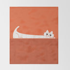 Mark's Superpower: cat Superstretch Throw Blanket Gallery Image 2