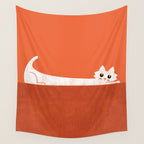 Mark's Superpower: cat Superstretch Wall Tapestry Gallery Image 4