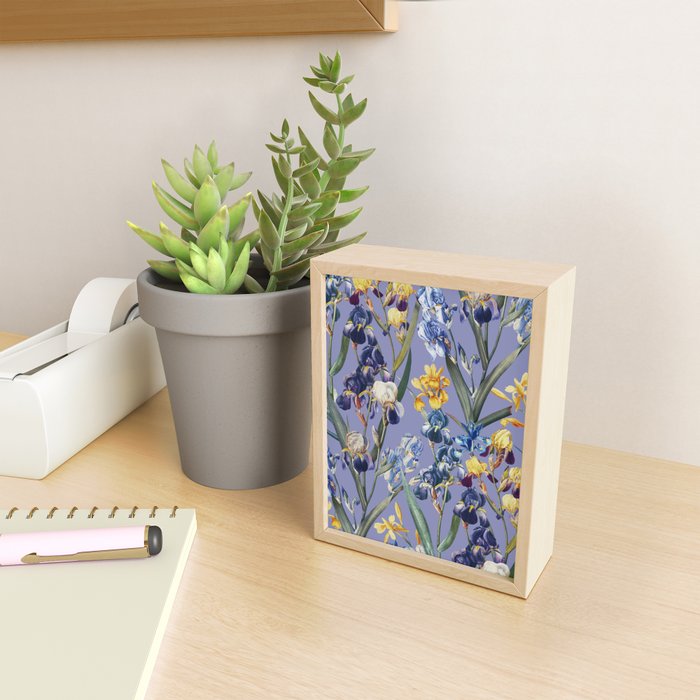 Iris Garden Mini Art Print Gallery Image 2