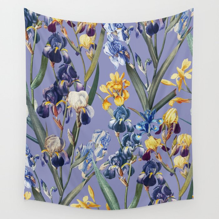Iris Garden Wall Tapestry Gallery Image 4