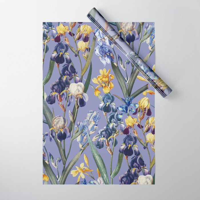 Iris Garden Wrapping Paper Gallery Image 1