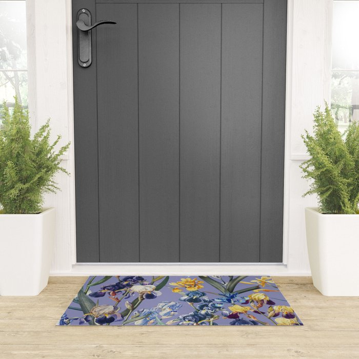 Iris Garden Welcome Mat Gallery Image 3