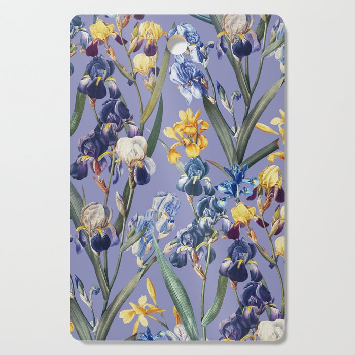 Iris Garden Cutting Board Gallery Image 1