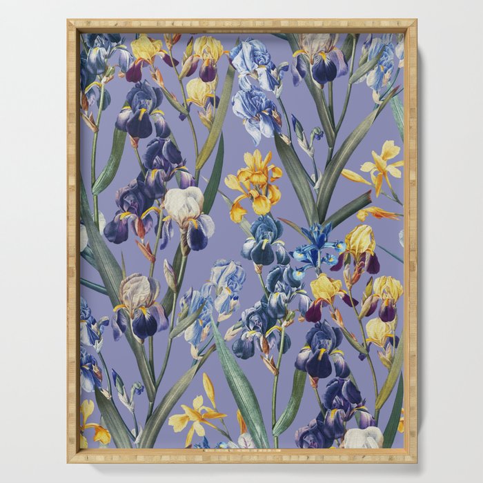 Iris Garden Serving Tray Gallery Image 1