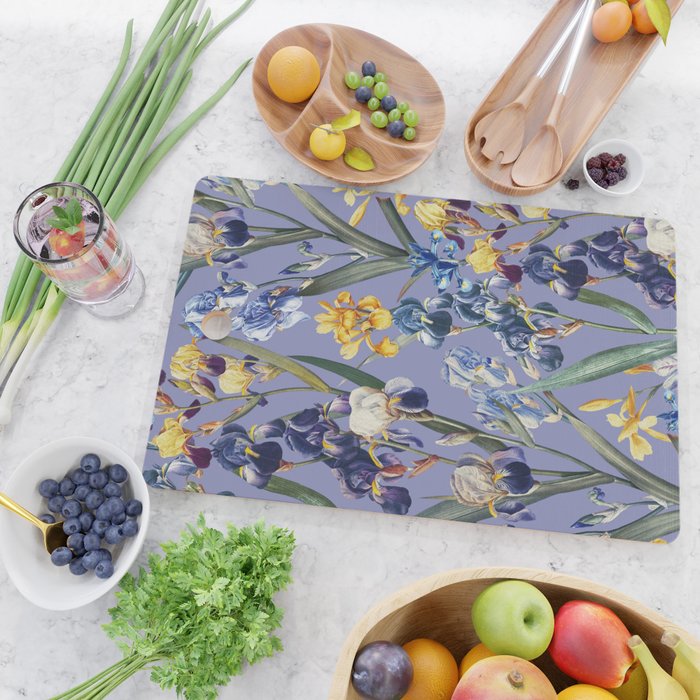 Iris Garden Cutting Board Gallery Image 2