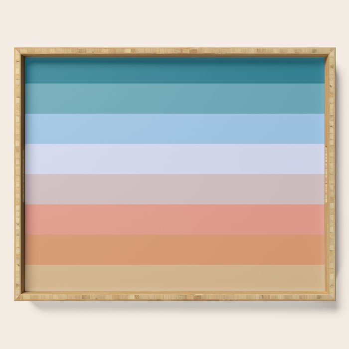 Multicolor Stripes - Tiyanak Serving Tray Gallery Image 1