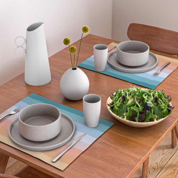 Multicolor Stripes - Tiyanak Placemat Gallery Image 2