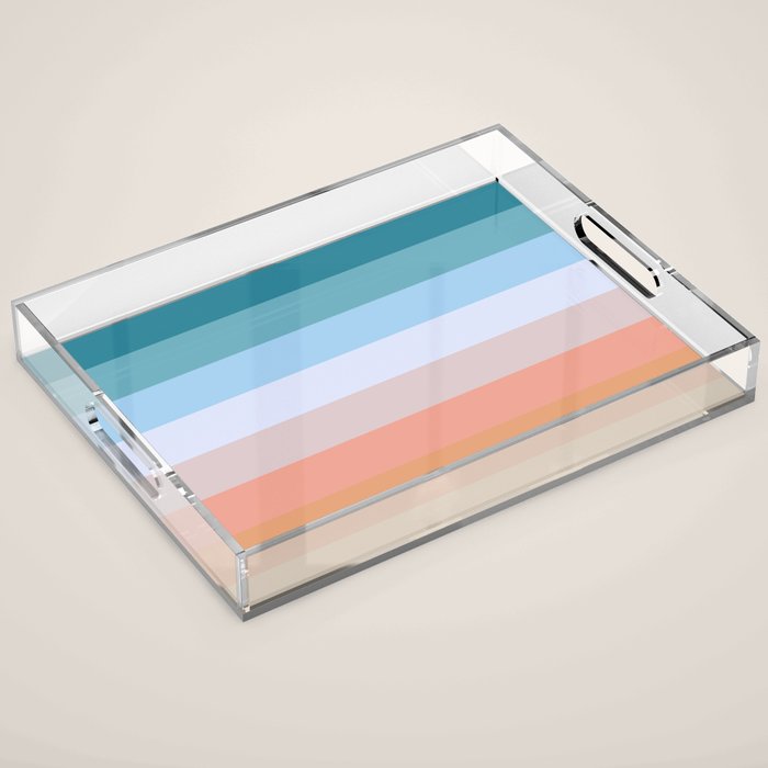 Multicolor Stripes - Tiyanak Acrylic Tray Gallery Image 1