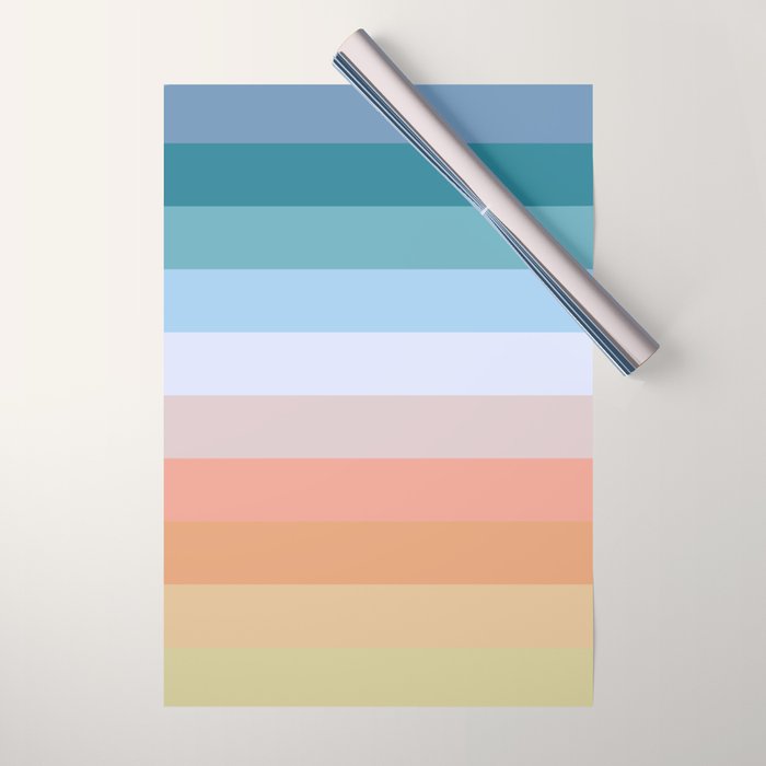 Multicolor Stripes - Tiyanak Wrapping Paper Gallery Image 1