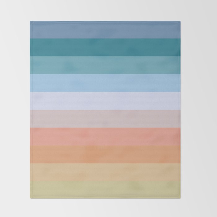 Multicolor Stripes - Tiyanak Throw Blanket Gallery Image 2