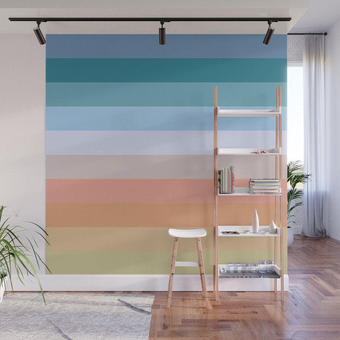Multicolor Stripes - Tiyanak Wall Mural Gallery Image 1