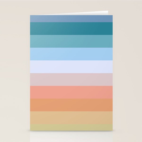 Multicolor Stripes - Tiyanak Stationery Card Gallery Image 2