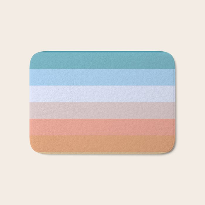Multicolor Stripes - Tiyanak Bath Mat Gallery Image 1