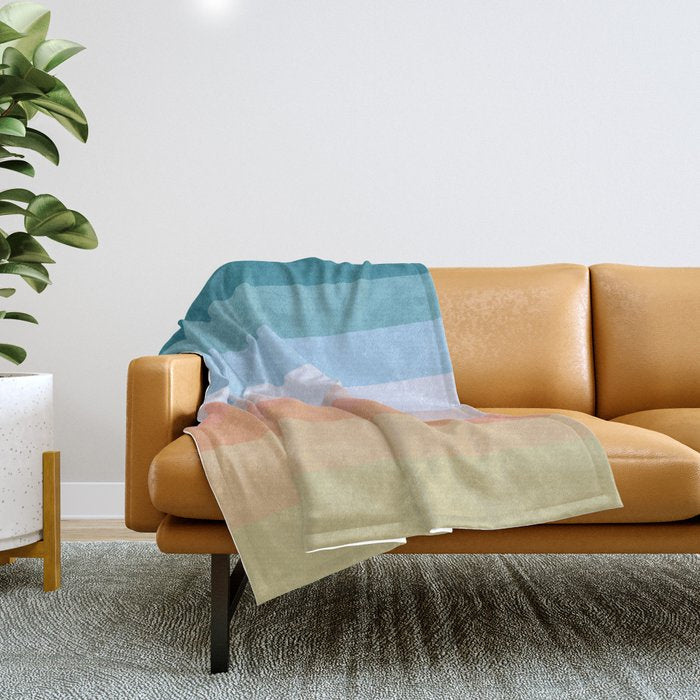 Multicolor Stripes - Tiyanak Throw Blanket Gallery Image 1