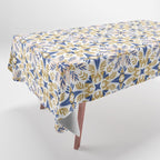 Modern circular nature tile B Tablecloth Gallery Image 1