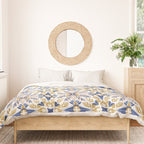 Modern circular nature tile B Duvet Cover Gallery Image 3