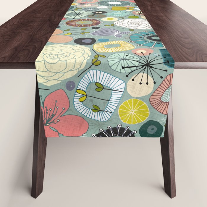 oriental blooms Table Runner Gallery Image 1
