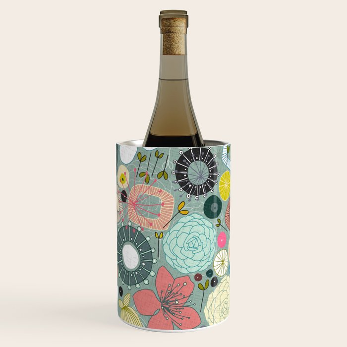oriental blooms Wine Chiller Gallery Image 3