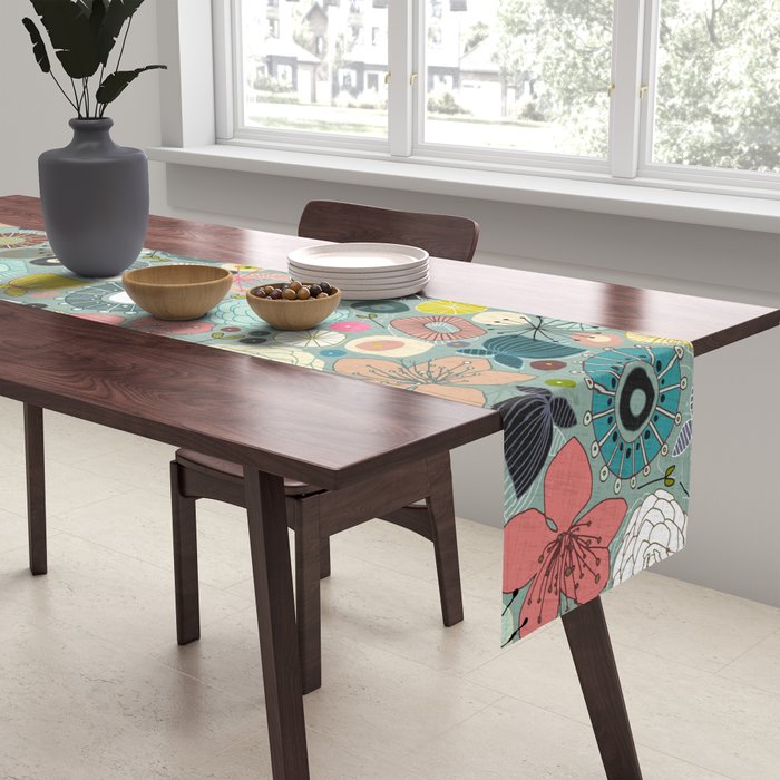 oriental blooms Table Runner Gallery Image 2