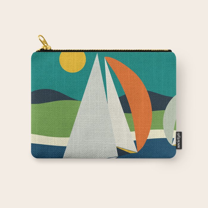 mid century sails Carry All Pouch Gallery Image 1