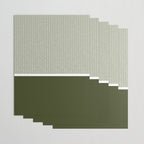 Linen Sage & Olive Wrapping Paper Gallery Image 3