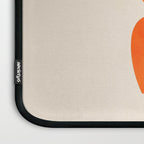 Abstract Turtle in Orange Laptop Sleeve Gallery Image 3