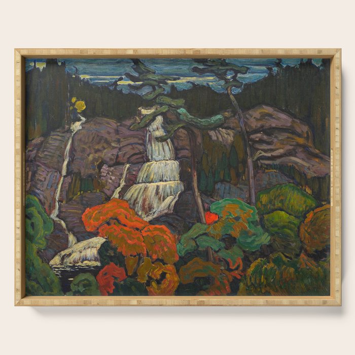 J.E.H. Macdonald Algoma Waterfall, 1920, McMichael Canadian Art Collection Serving Tray Gallery Image 1