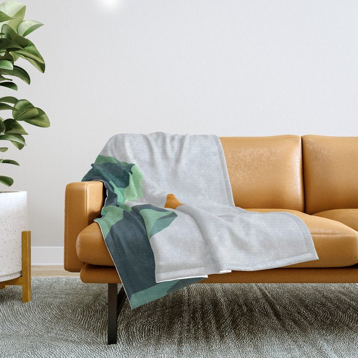 Abstract Landscape 30B Throw Blanket Gallery Image 1