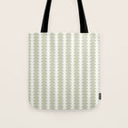 Maude Pattern - Natural Green Tote Bag Gallery Image 1